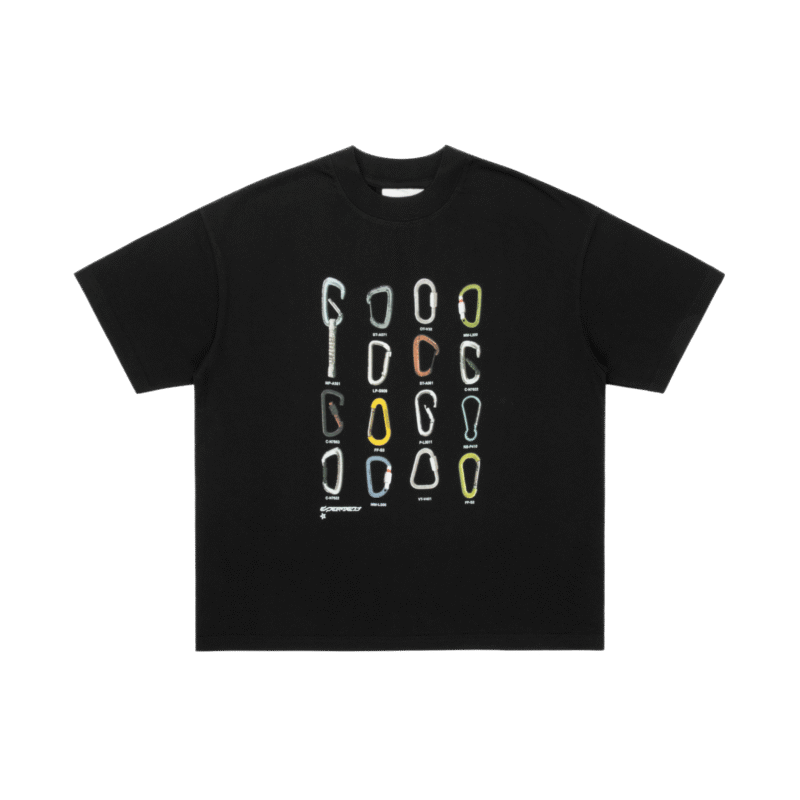 Experiment Five Carabiner Tee Black