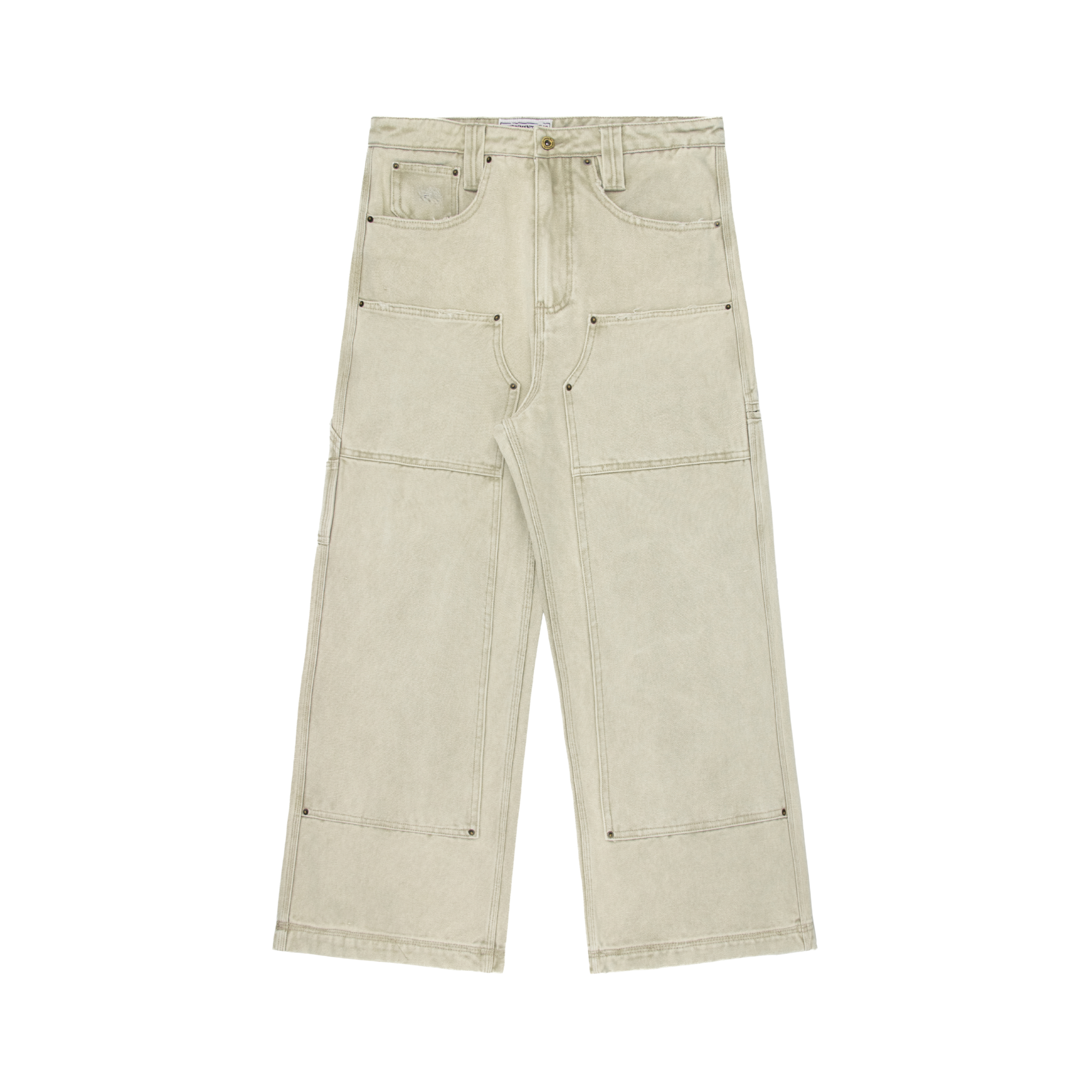 Double Knee Carpenter Trouser Washed Stone