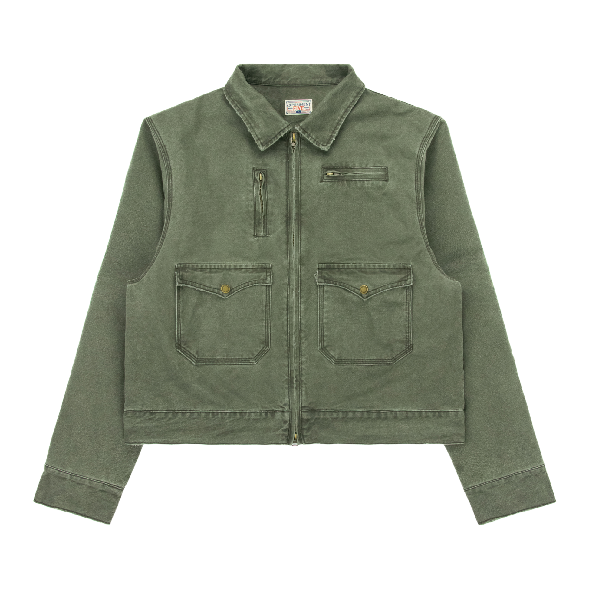 Experiment Five Gabriele Jacket Washed Green