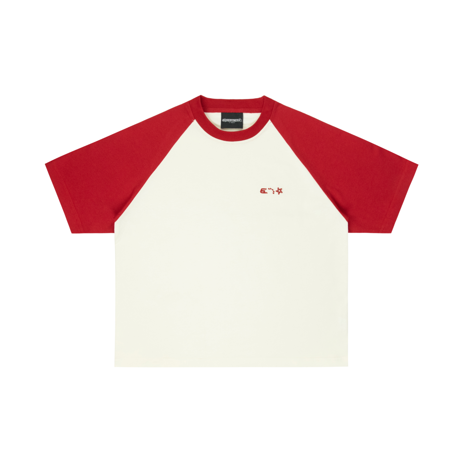 Experiment Five Raglan Tee Red