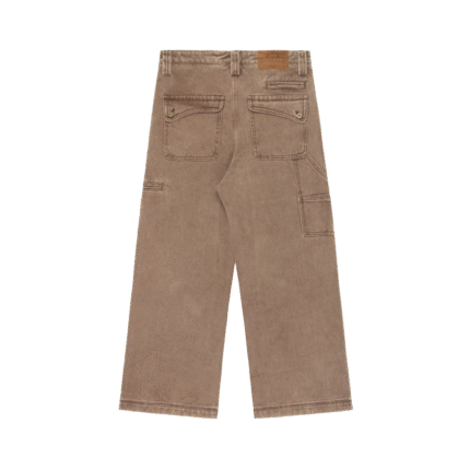 Experiments Five Double Knee Sweatpants Washed Brown